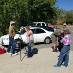 The Santa Fe Stargazers offering public solar observing at the Vista Grande Public Library.